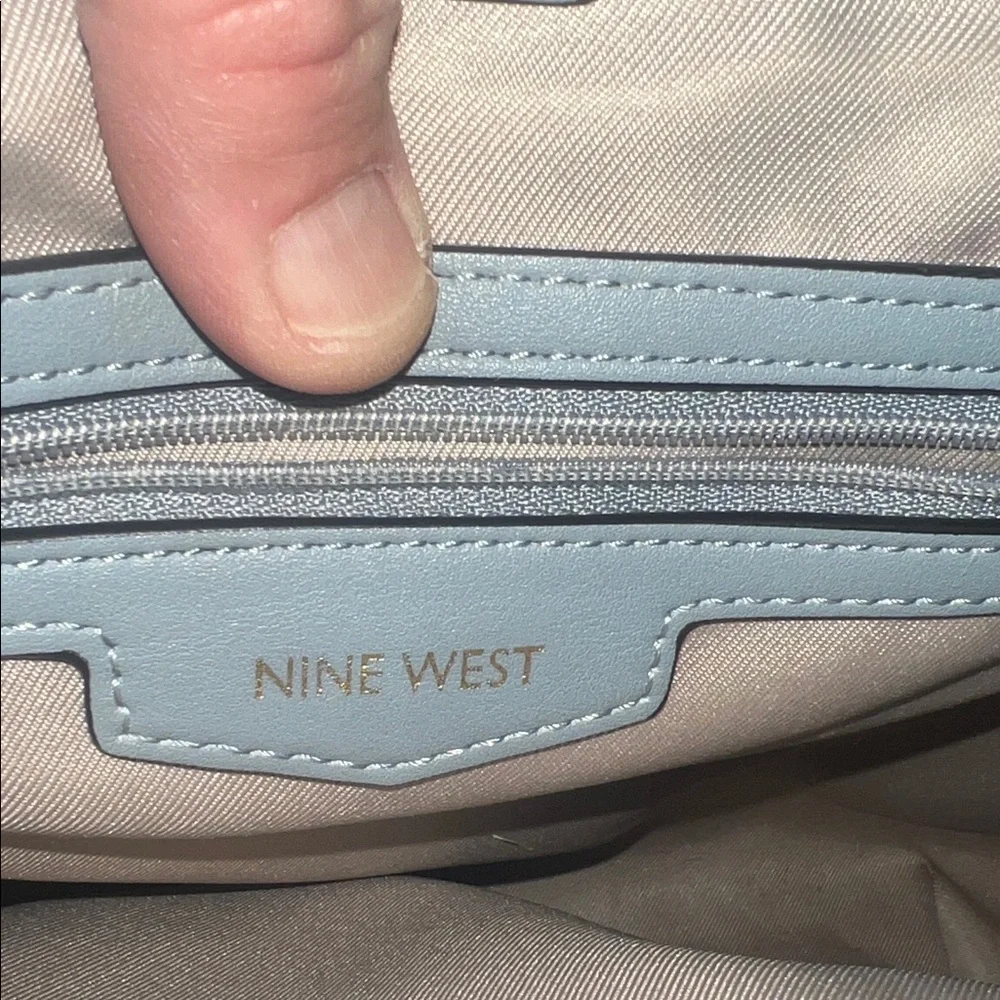 Nine West Elegant Light Blue Handbag - Picture 7 of 9